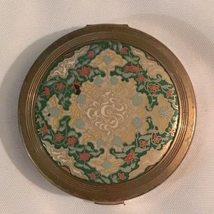 Antique compact mirror